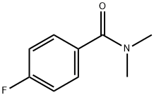 4-フルオロ-N,N-ジメチルベンズアミド 化学構造式