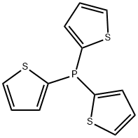 三(2-噻吩基)膦, 24171-89-9, 结构式