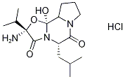 2-AMinotetrahydro-10b-hydroxy-2-(1-Methylethyl)-5-(2-Methylpropyl)-8H-oxazolo[3,2-a]pyrrolo[2,1-c]pyrazine-3 Structure