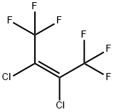(Z)-2,3-ジクロロ-1,1,1,4,4,4-ヘキサフルオロ-2-ブテン 化学構造式