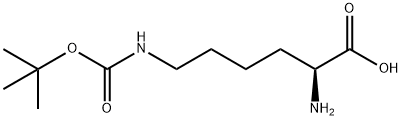 N(e)-Boc-L-赖氨酸, 2418-95-3, 结构式