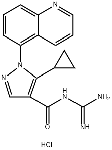ZONIPORIDE DIHYDROCHLORIDE Structure
