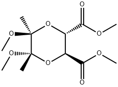 (2S 3S 5S 6S)-5 6-DIMETHOXY-5 6-DIMETHY& 化学構造式