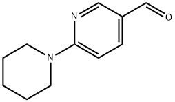 6-ピペリジノニコチンアルデヒド 化学構造式