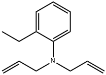 Benzenamine, 2-ethyl-N,N-di-2-propenyl- (9CI) Struktur
