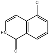 5-氯异喹啉-1(2H)-酮 结构式