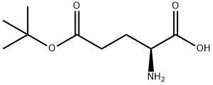 L-谷氨酸-5-叔丁基酯 结构式