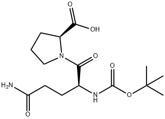 BOC-GLN-PRO-OH Structure