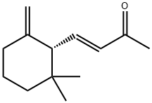(E)-4-(2,2-Dimethyl-6-methylenecyclohexane-1α-yl)-3-butene-2-one Struktur
