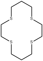 1,4,8,11-テトラチアシクロテトラデカン 化学構造式