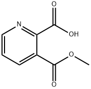 3-(メトキシカルボニル)ピリジン-2-カルボン酸 化学構造式
