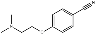 4-[2-(DIMETHYLAMINO)ETHOXY]BENZONITRILE Struktur