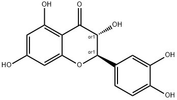 (+/-)-TAXIFOLIN Structure