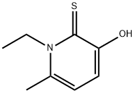 1-Ethyl-3-hydroxy-6-methylpyridine-2(1H)-thione Struktur