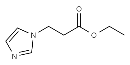 1H-Imidazole-1-propanoic acid, ethyl ester Struktur