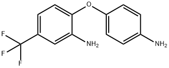 2-(4-Aminophenoxy)-5-(trifluoromethyl)benzenamine Structure