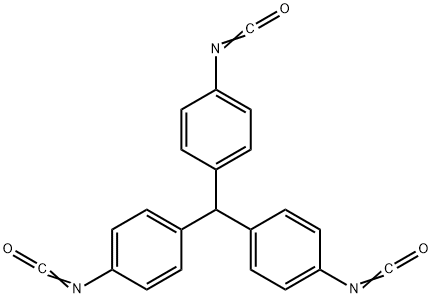 METHYLIDYNETRI-P-PHENYLENE TRIISOCYANATE Struktur