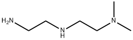 N'-(2-アミノエチル)-N,N-ジメチル-1,2-エタンジアミン 化学構造式