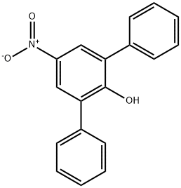 4-硝基-2,6-二苯基苯酚, 2423-73-6, 结构式