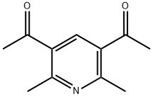 3,5-二乙酰基-2,6-二甲基吡啶,24234-61-5,结构式