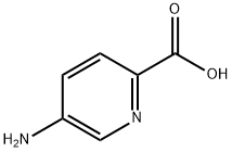 5-アミノピリジン-2-カルボン酸 化学構造式