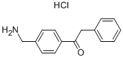 1-(4-AMINOMETHYL-PHENYL)-2-PHENYL-ETHANONE HYDROCHLORIDE Structure