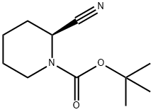 (S)-1-N-BOC-2-CYANO-PIPERIDINE Struktur