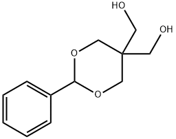 5,5-ビス(ヒドロキシメチル)-2-フェニル-1,3-ジオキサン 化学構造式