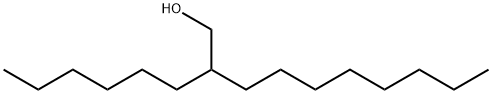 2-ヘキシル-1-デカノール 化学構造式