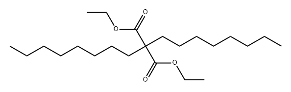 2,2-二辛基丙二酸二乙酯, 24251-93-2, 结构式