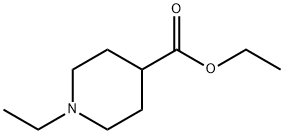 1-エチルピペリジン-4-カルボン酸エチル 化学構造式