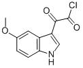 5-METHOXY-ALPHA-OXO-1H-INDOLE-3-ACETYL CHLORIDE Struktur