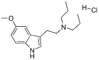 5-Methoxy-N,N-dipropyltryptaminehydrochloride 结构式