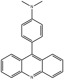 4-(9-Acridinyl)-N,N-dimethylaniline Struktur