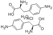 4-アミノ-L-フェニルアラニン塩酸塩0.5水 化学構造式
