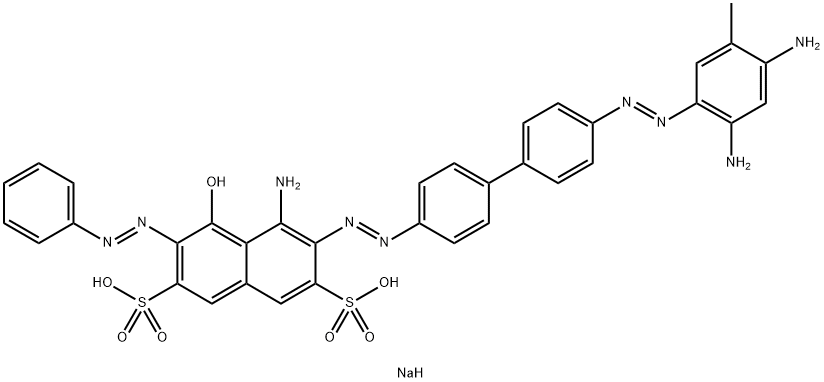 CHLORAZOL BLACK LF Structure