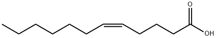 (Z)-5-ドデセン酸 化学構造式
