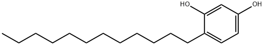 4-十二烷基间苯二酚,24305-56-4,结构式