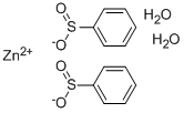 Zinc benzenesulfinate dihydrate Struktur