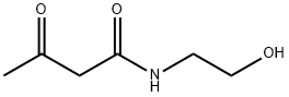 N-(2-hydroxyethyl)acetoacetamide  Struktur