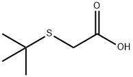 [(1,1-dimethylethyl)thio]acetic acid Struktur