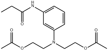 m-(propionamido)anilinodiethyl diacetate|