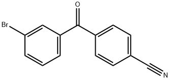 3-BROMO-4'-CYANOBENZOPHENONE Structure