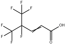4,5,5,5-TETRAFLUORO-4-(TRIFLUOROMETHYL)-2-PENTENOIC ACID Structure