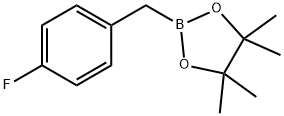 4-氟苄基硼酸频哪醇酯 结构式