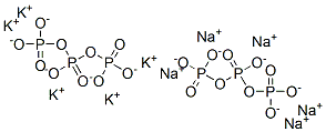 pentapotassium pentasodium bis(triphosphate) Struktur