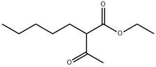 2-戊基乙酰乙酸乙酯, 24317-94-0, 结构式