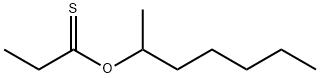チオプロピオン酸S-ヘプチル 化学構造式