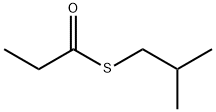 Thiopropionic acid S-isobutyl ester 结构式