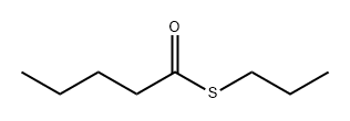 チオ吉草酸S-プロピル 化学構造式